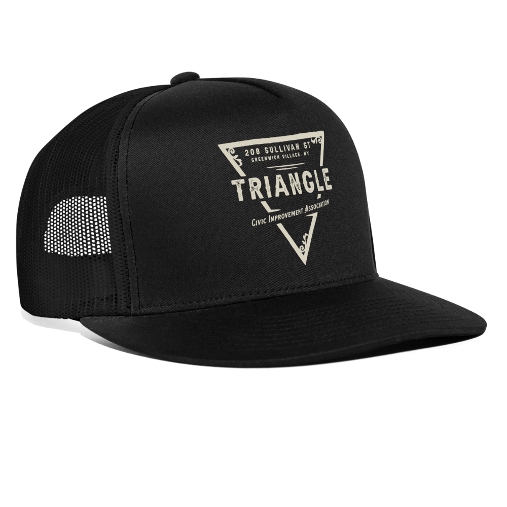 Triangle Civic Improvement Association Trucker Cap - black/black
