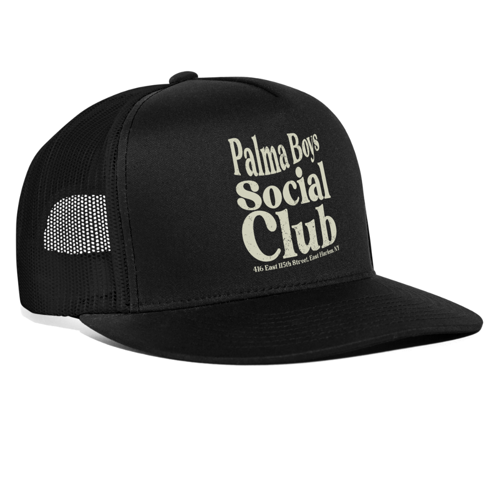 Palma Boys Social Club Trucker Cap - black/black