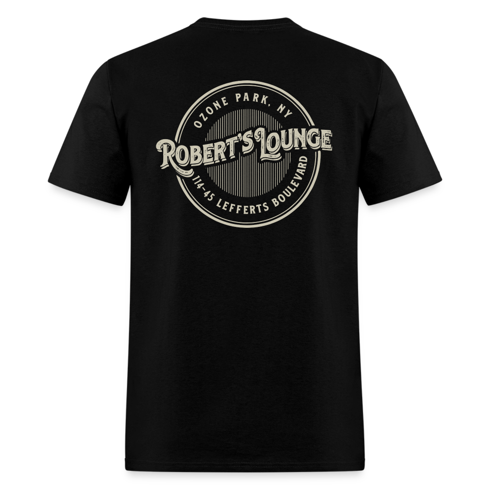 Robert's Lounge T-Shirt (rear design) - black