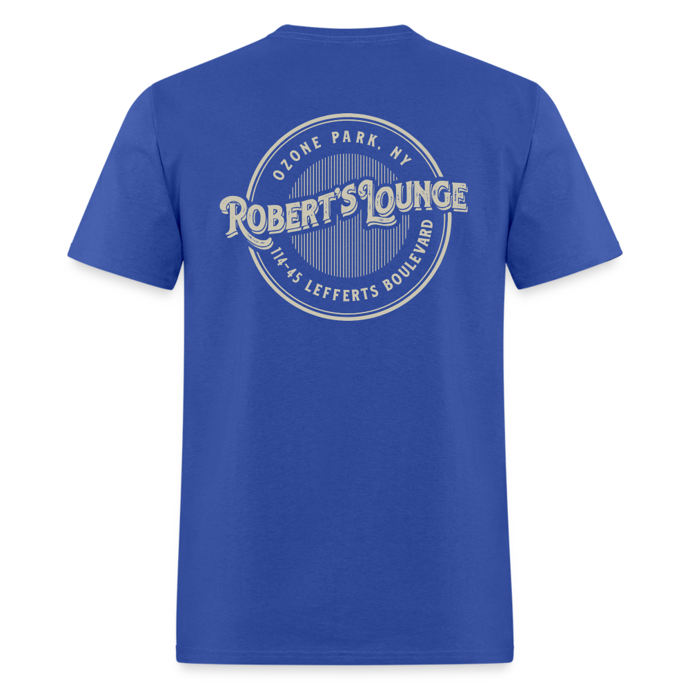 Robert's Lounge T-Shirt (rear design) - royal blue
