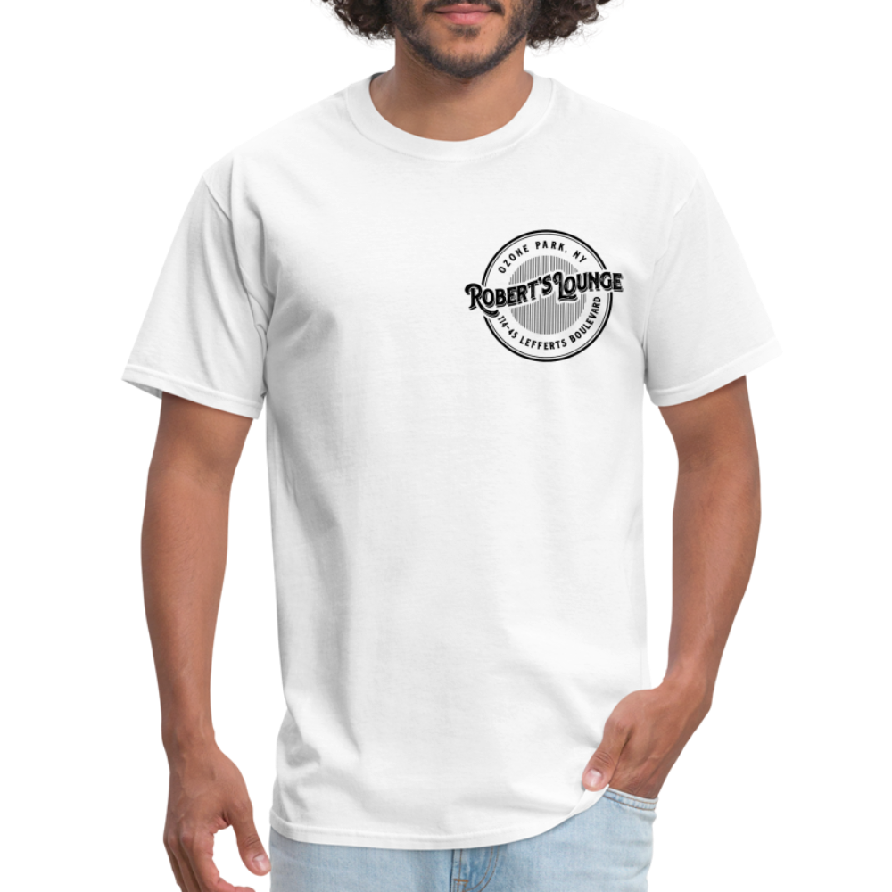 Robert's Lounge T-Shirt (light color, rear design) - white