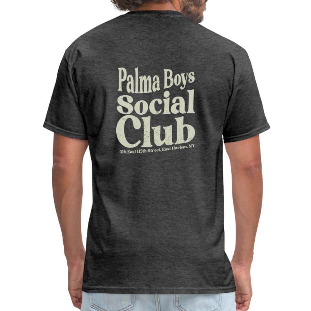 Palma Boys Social Club T-Shirt (rear design) - heather black