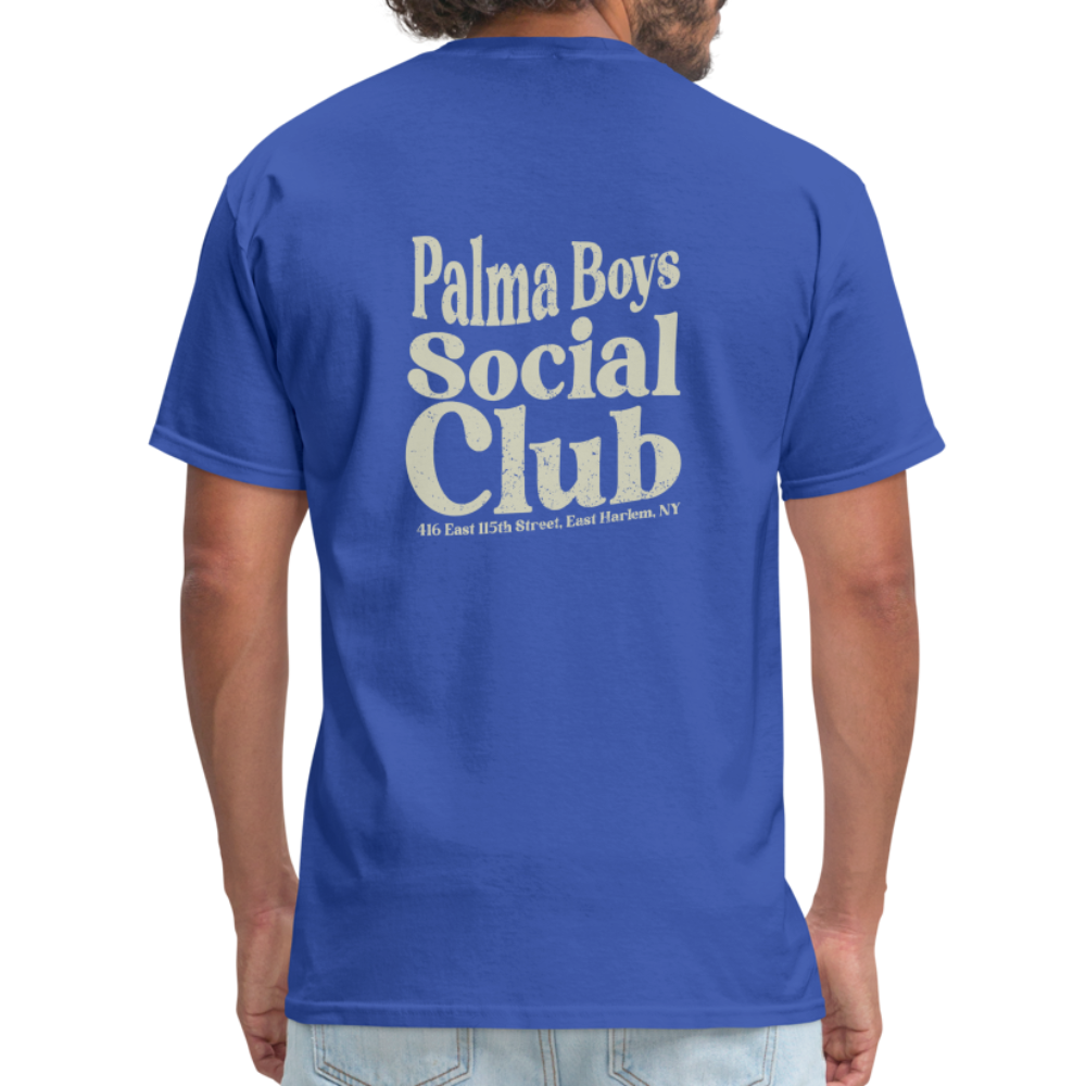 Palma Boys Social Club T-Shirt (rear design) - royal blue