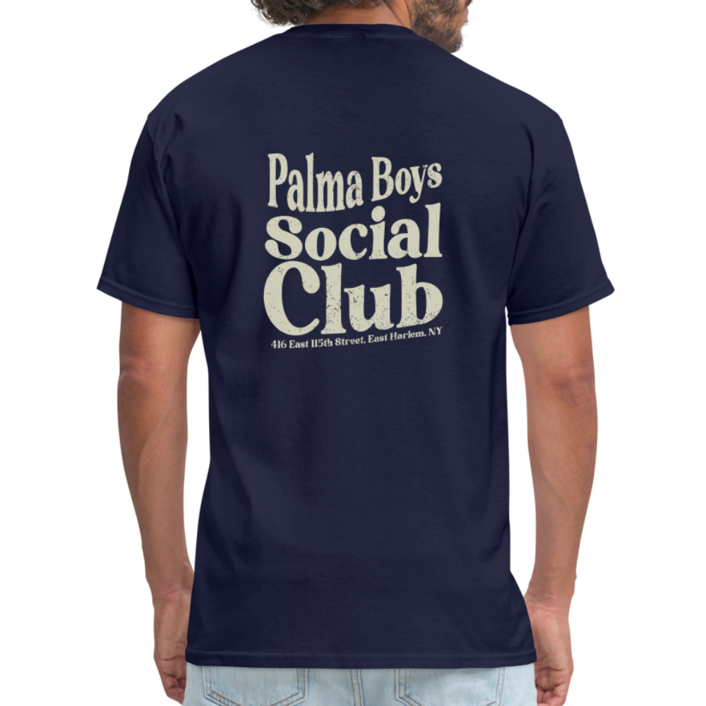 Palma Boys Social Club T-Shirt (rear design) - navy