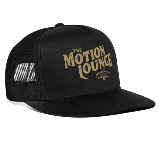 Motion Lounge Trucker Cap - black/black