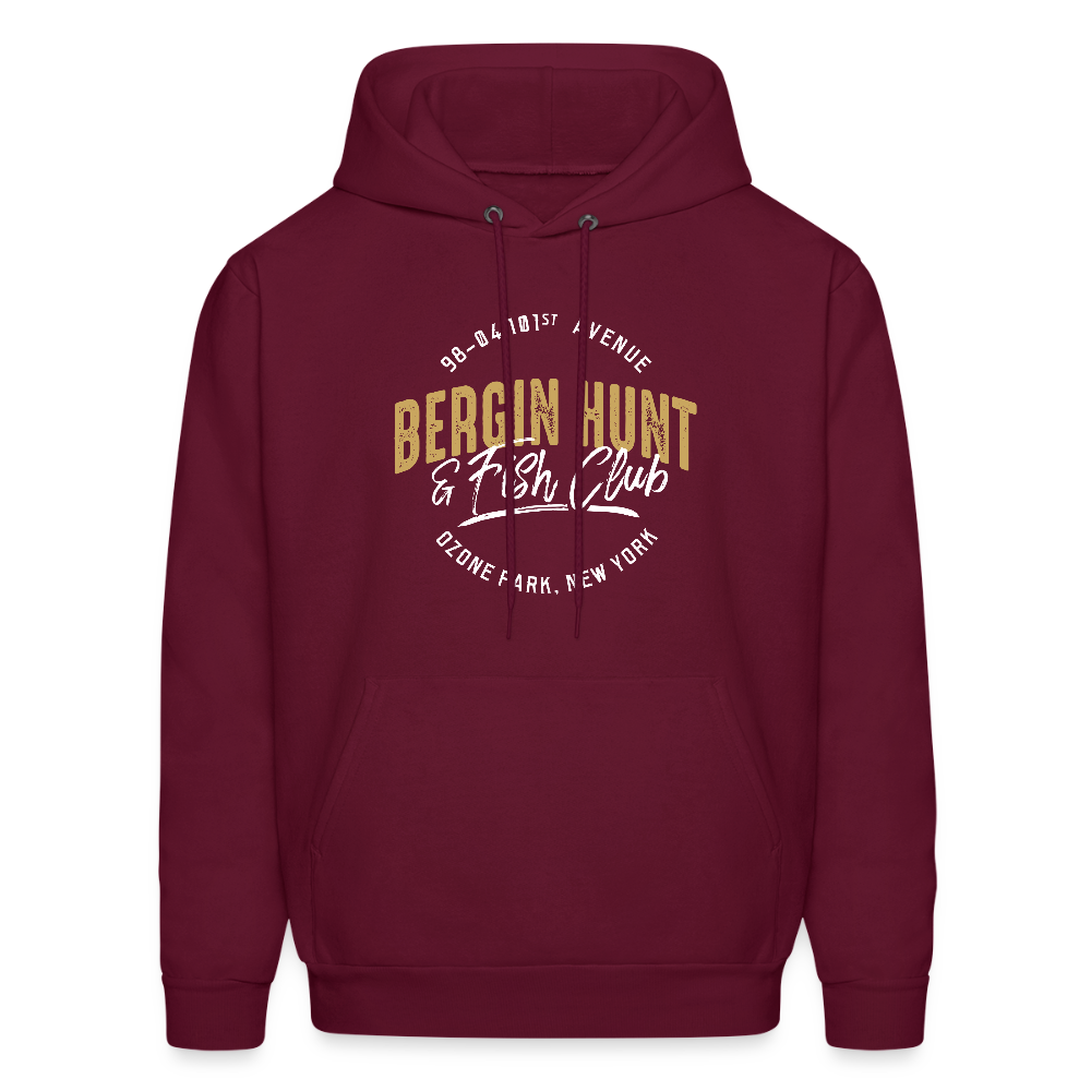 Bergin Hunt & Fish Club Hoodie - burgundy