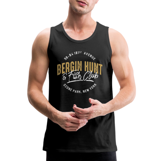 Bergin Hunt & Fish Club Tank Top - black