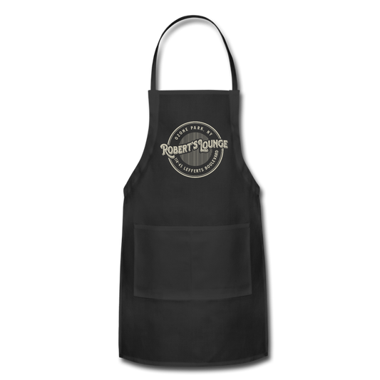 Robert's Lounge Apron - black