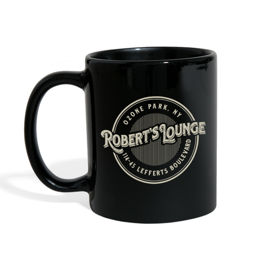 Robert's Lounge Coffee Mug - black