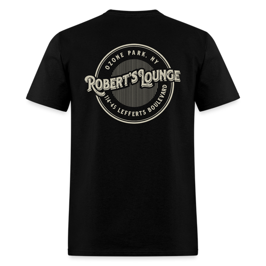 Robert's Lounge T-Shirt (rear design) - black